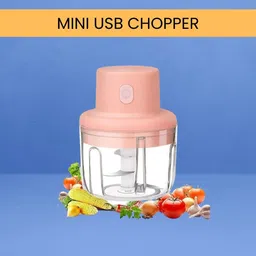 sacro Mini Rechargeable Chopper, Electric Chopper for Onion, Garlic and VegetableC276 Electric Vegetable & Fruit Chopper-picture-38