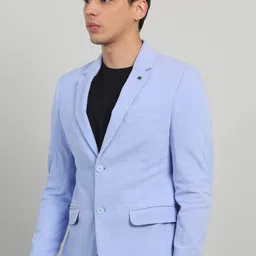 killer Men Solid Single Breasted Casual Blazer image 3