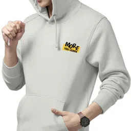 woostro Men Full Sleeve Printed Hooded Sweatshirt image 3