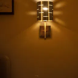 philips Roseate Metal Flush Mount Wall Light (Gold)-picture-21