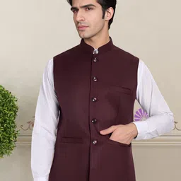 rocksy Solid Men Waistcoat image 1