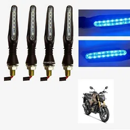 prime zone Front, Rear LED Indicator Light for Bajaj, Hero, Honda, TVS, Suzuki, Universal For Bike Universal For Bike-picture-21