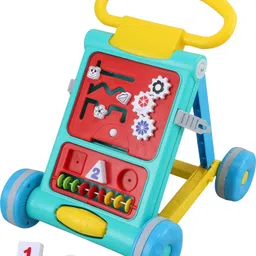 nexova Kids Walker with Toy Bar Design for Baby Development & Learning Toddler Toys Baby Child Activity Walker Push Walker for BabY 6-18 Months Foldable Tricycle image 2