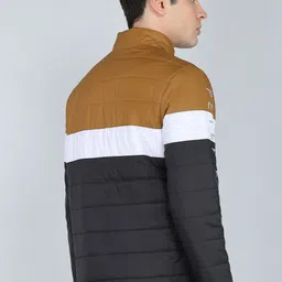 peter england Men Striped Casual Jacket image 4