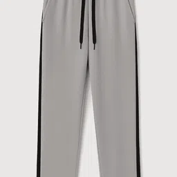 rylin Men Solid Grey Track Pants image 5