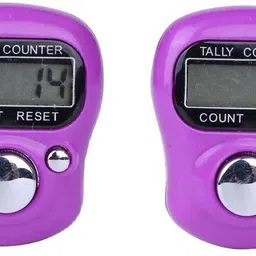dukan hub store LCD Finger Tally Counter Islamic Tasbeeh, Jap, Mantra (Multicolor Pack of 1) Digital Tally Counter image 4