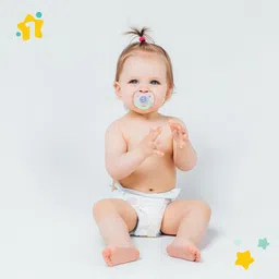 1st step Glow in Dark Orthodontic Baby Pacifier With Cover for Newborn Infant BPA Free Soother image 4