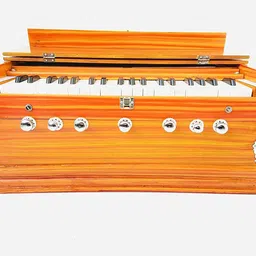 sg musical 3 1/4 Octave, Double Bellow, 39 Keys,7 Stopper, 2 Reeds HSHARM09 3.25 Octave Hand Pumped Harmonium-picture-20