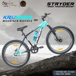 stryder 26" Krueger with Saddle Bag - Disc Brakes & Front Suspension | 26 T (inch) Mountain Cycle image 5