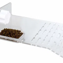 Platform Basking with Food Bowl & Suction Cup for Turtle/Aquarium/ (Small Size) Plastic Training Aid For Turtle-image-27