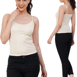 halohugs Women Black Camisole image 3