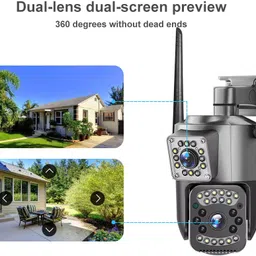 Cxoen Wireless 1080p WiFi PTZ Camera 360° View with Smart Motion Alert Security Camera image 2