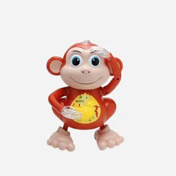 khilona ghar Dancing Monkey Toy with Music & Lights – Hand-Flapping Fun for Kids image 1