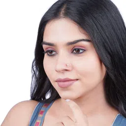 ZALKARI Gold-plated Plated Sterling Silver Nose Stud image 5