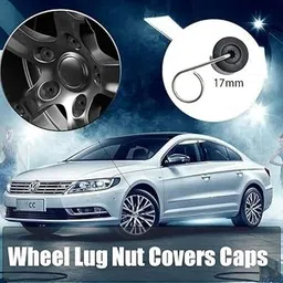 vasadigital 20 pcs Wheel Nut Cap, 17mm Wheel Bolt Nut Caps Covers with Removal Tool Wheel Cover For Volkswagen, Renault, Honda, Mahindra, Maruti 3 Series image 5