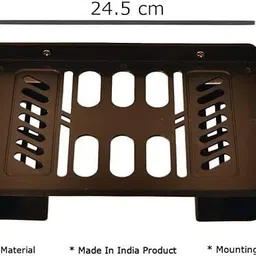 ditec Router, Set Top Box, DVR Plastic Wall Mount Shelf with Remote Holder Plastic Wall Shelf image 2