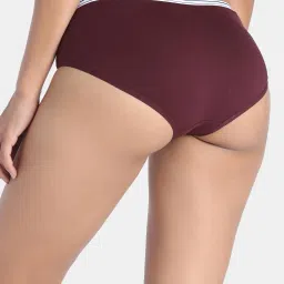 Zivame Low Rise Full Coverage Hipster Panty - Multi-Color (Pack of 3) image 4