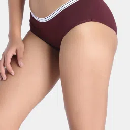 Zivame Low Rise Full Coverage Hipster Panty - Multi-Color (Pack of 3) image 5