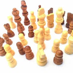 sportspirit 12 Inch Wooden Foldable Chess Board Game | Storage For Wooden Pawns 35 cm Chess Board image 4