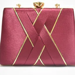 seenlee Casual, Party Red Clutch image 3