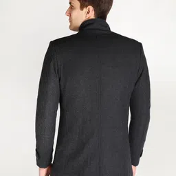 lure urban Polyester Solid Coat For Men image 2