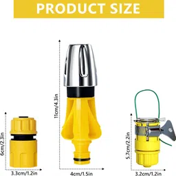 zorbes High Pressure Water Sprayer Gun Kit 1 L Hand Held Sprayer image 2