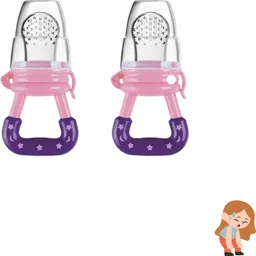 aapni dukan SST Sales Baby Food And Fruit Nibbler & Pacifier Teether BPA Free Nibbler TH35 Feeder-picture-25