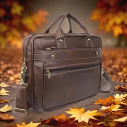 jairaj Men & Women Brown Messenger Bag image 1