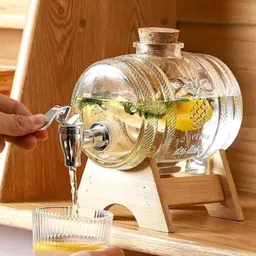 dsrpc 3L Glass Water Dispenser with Tap Stand 100% Leak-Proof Beverage Dispenser Bottled Water Dispenser-picture-18