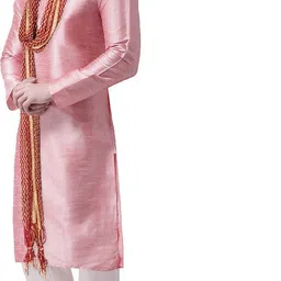 sg leman Men Pure Silk Kurta Pyjama Dupatta Set image 3