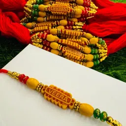 Religious R008 Mauli Thread, Plastic (PVC) Greeting Card, Rakhi Set-image-66