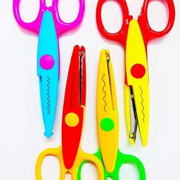 eclet Set of 4 Zig Zag Scissors (Multicolor) Scissors-picture-17