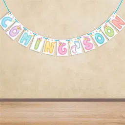 wobbox Baby Shower Bunting Banner (Coming Soon)" Baby Shower Party Decoration Banner-picture-2