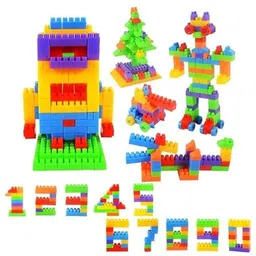 aexoniz toys 170+ Blocks with 30 Wheels DIY Plastic Puzzle Games for Kids image 2