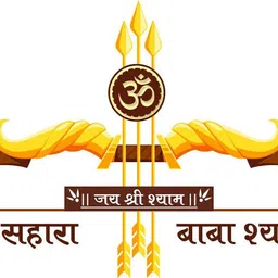 angeldecor 24 inch Haare ka Shara Baba Shyam Hamara,Khatu Shyam Wall Sticker Home Size 24X12 Inch Self Adhesive Sticker-picture-13
