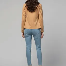 avyola Suede Self Design Coat For Women image 2