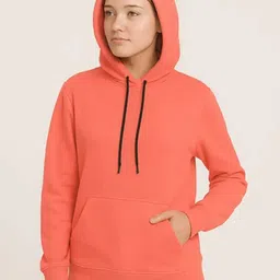 xpecto style Women Full Sleeve Solid Reversible Hooded Sweatshirt-picture-13