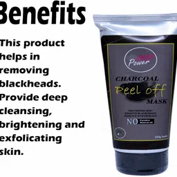indo power BAM26 -CHARCOAL PEEL OFF MASK image 5