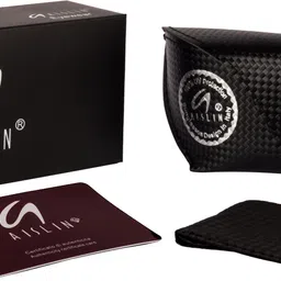 aislin Toughened Glass Lens, UV Protection Aviator, Wrap-around Sunglasses (64) image 5