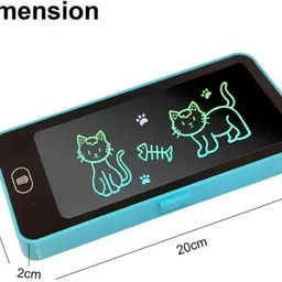 ablue clipper LCD Pencil Case LCD Screen (Random Colour) Art Plastic Pencil Box image 3