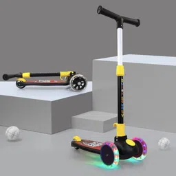 "Light Up the Fun: 3-Wheel Kids LED Scooter for a Safe and Exciting Ride!" Kids Scooter-image-70