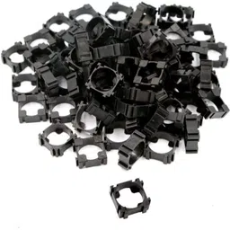 erhindia (50 Pcs) 18650 Battery Cell Holder Safety Spacer Lithium Battery Solar and Fuel Cell Electronic Hobby Kit image 1