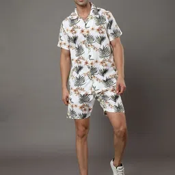 bushirt Shirt Regular Shorts Co-ords Set-picture-21