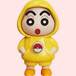 yaykid Cute Shinchan Desk Gift Funny Cartoon Hoodie Collectible Expression Changing-picture-15