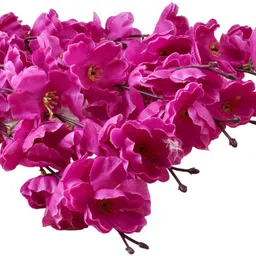 nimkar's Purple Pear Blossom Artificial Flower with Pot image 4
