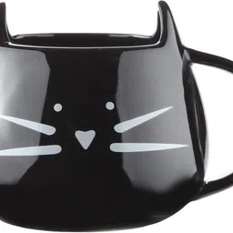 bonzeal Black Kitty Cat Coffee Cup Tea Cup Birthday Gift Ceramic Coffee Mug-picture-10
