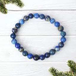 reiki crystal products Stone, Crystal Lapis Lazuli Bracelet image 4