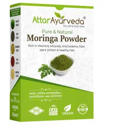 Attar Ayurveda Pure Moringa Leaf Powder For Weight Loss - 200g-image-18