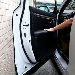 lavitra U Shape Edge Trim Rubber Strip Seal Protector Car DoorGuard Cars (16ft/5 mBlack) Car Beading Roll For Bumper, Door, Trunk, Window Sill image 3