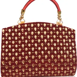 roy variety's Party, Formal, Casual Maroon Clutch - Regular Size image 2